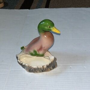 Vintage Beautiful Ceramic Mallard Duck 🦆 Planter